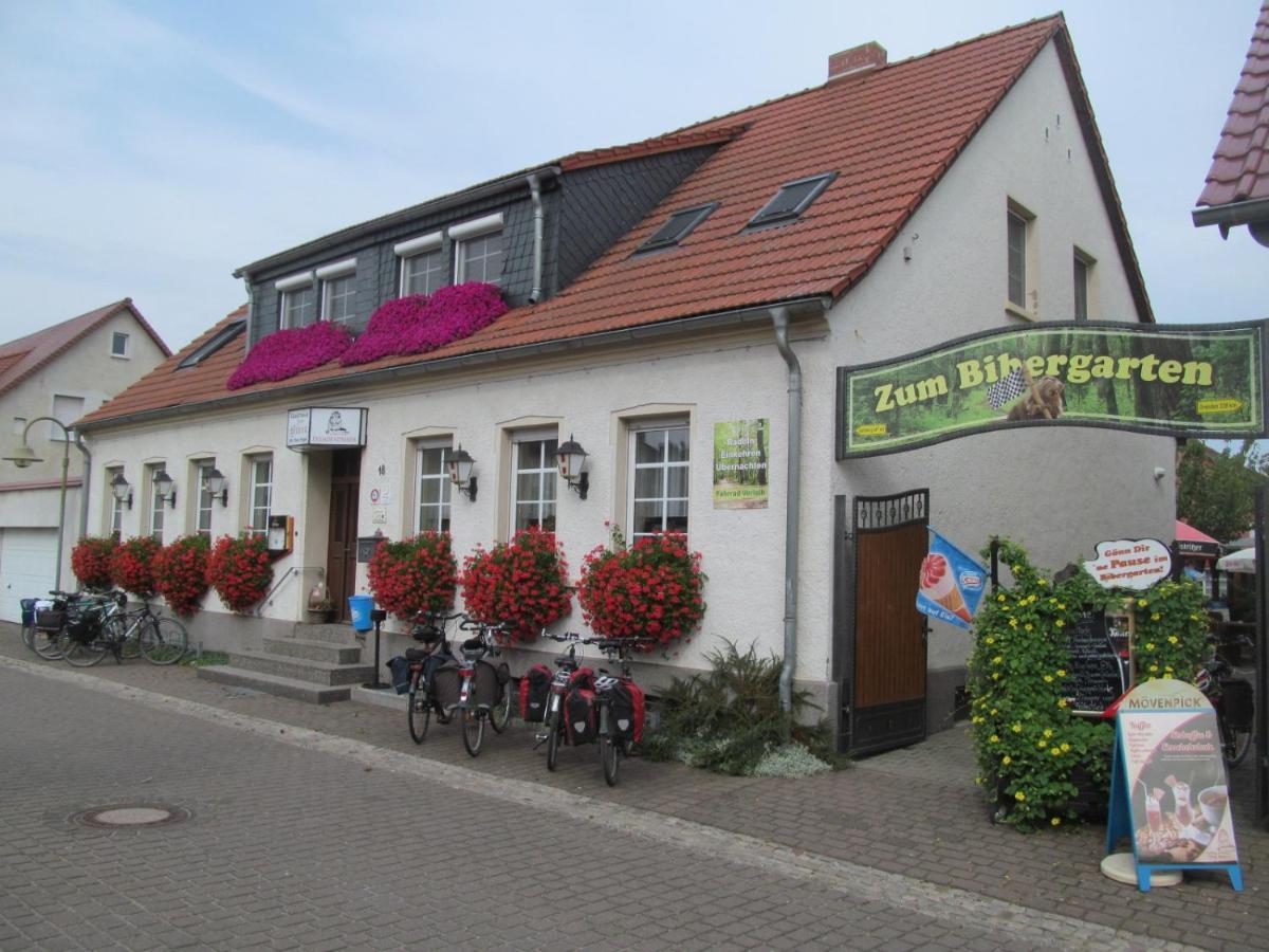 Gasthaus Und Pension Zum Biber Steckby Esterno foto