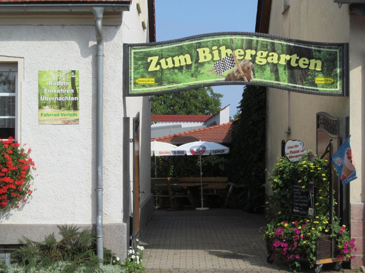 Gasthaus Und Pension Zum Biber Steckby Esterno foto